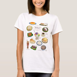 Camiseta Comida das Filipinas / Meryenda / Desserts