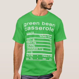 Camiseta comida de ação de graças do livro verde feijão