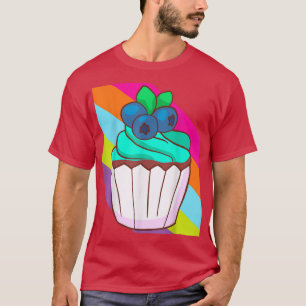 Camiseta Comida de bolo de padaria Assar cupcake Deliciosa