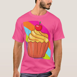 Camiseta Comida de bolo de padaria Assar cupcake Deliciosa