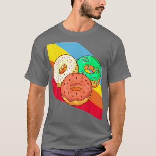 Camiseta Comida de bolos de padaria do Assar do Rosquinha D