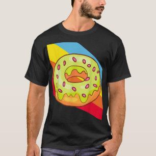 Camiseta Comida de bolos de padaria do Assar do Rosquinha D