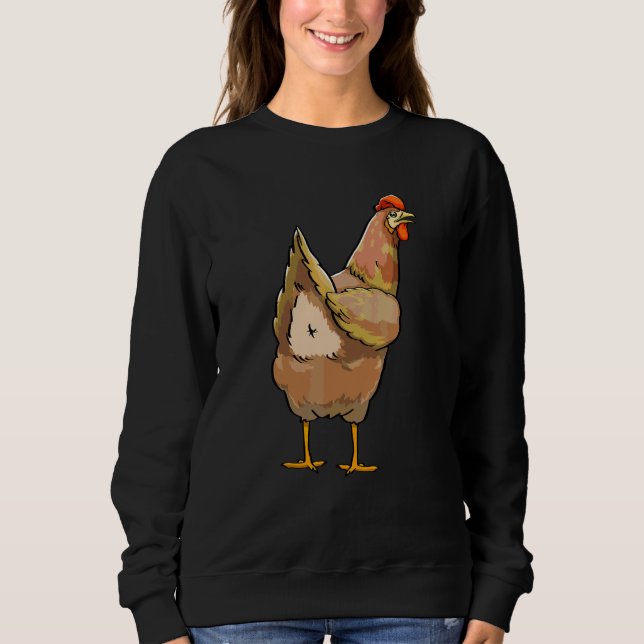 Camiseta Comida de Bunda de Frango   Mulheres Amam Comida d (Frente)