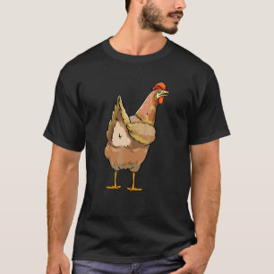 Camiseta Comida de Bunda de Frango Mulheres Amam Comida d