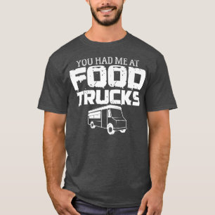 Camiseta Comida de caminhoneiro Piada Foodie Booth Carrinho