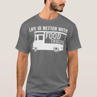 Camiseta Comida de caminhoneiro Piada Foodie Booth Carrinho