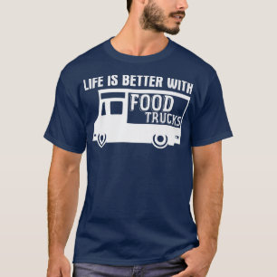 Camiseta Comida de caminhoneiro Piada Foodie Booth Carrinho