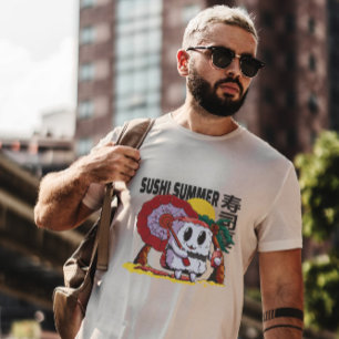 Camiseta Comida de Cartoons de Beach Sushi