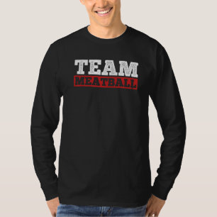Camiseta Comida de cozinheiros de atball em equipe
