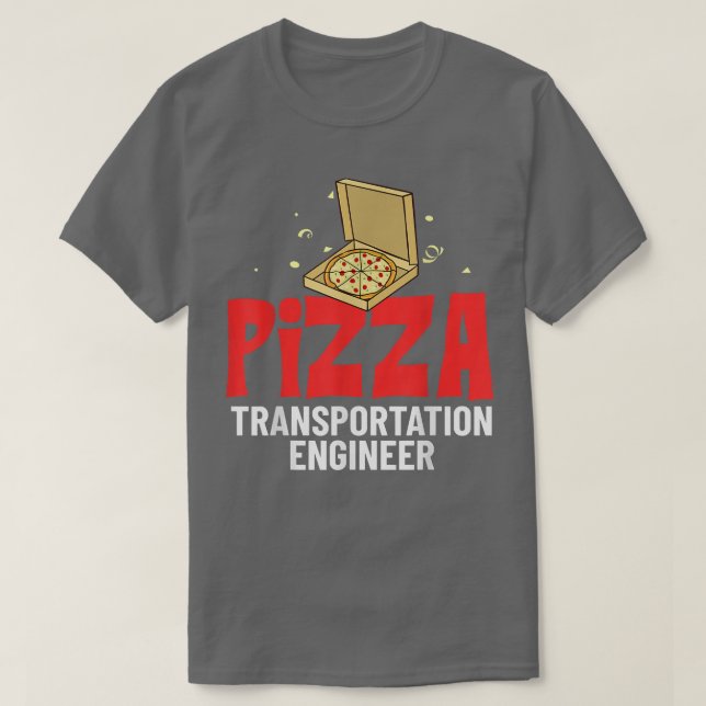 Camiseta Comida de entrega de driver de entrega de pizza ma (Frente do Design)