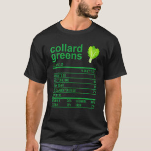 Camiseta Comida de Fato Nutricional Collard Greens Ação de 
