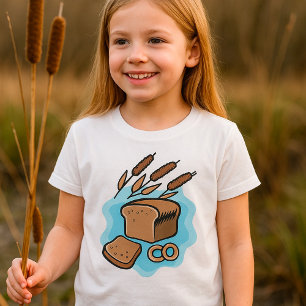 Camiseta Comida de fazendeiro Rustic Whole Bread