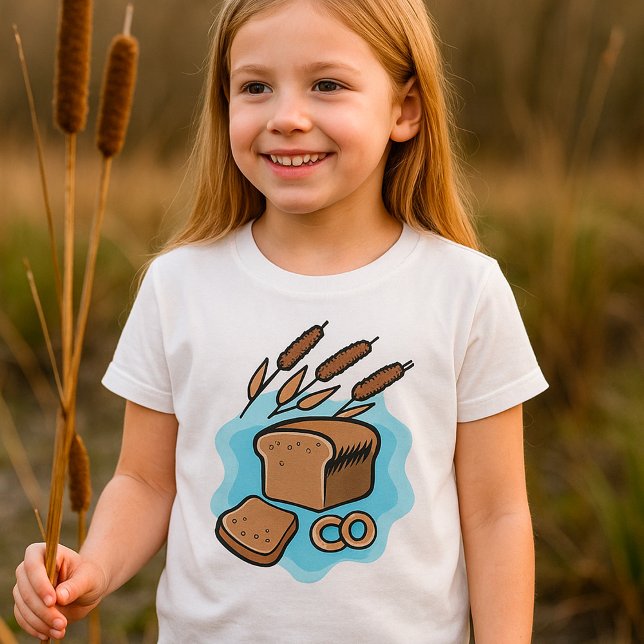 Camiseta Comida de fazendeiro Rustic Whole Bread (Criador carregado)