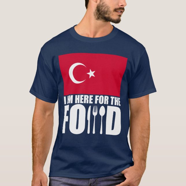 Camiseta Comida de lembrança da Turquia viagem retrô (Frente)