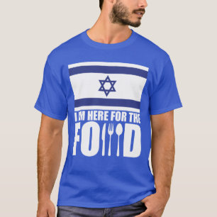Camiseta Comida de lembrança de Israel viagem amigos