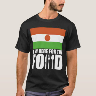 Camiseta Comida de lembrança do Níger viagem vintage