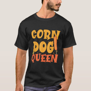 Camiseta Comida de linguiça Foodie Corn Queen