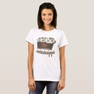 Camiseta Comida de pimenta de lama de chocolate MS Chocolat