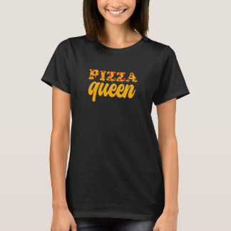 Camiseta Comida de pizza italiana Queen Girl