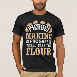 Camiseta Comida de Polônia de Inverno de Pierogi Maker