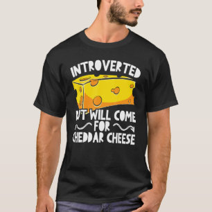 Camiseta Comida de queijo Cheddar