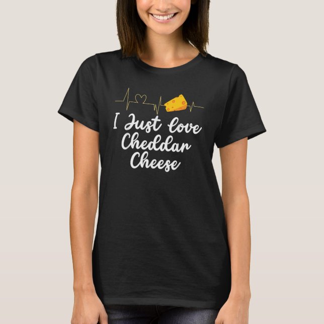 Camiseta Comida de queijo Cheddar (Frente)