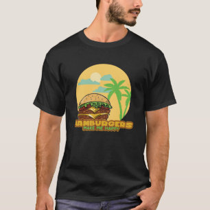 Camiseta Comida de Refeições de Hamburger