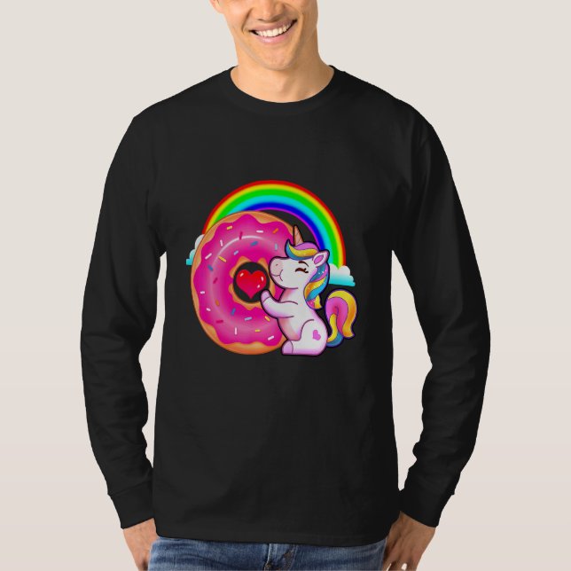 Camiseta Comida de rosquinha de pinheiro de pinheiro Unicor (Frente)