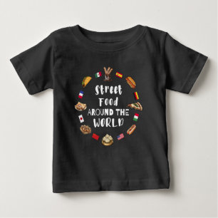 Camiseta Comida de rua em todo o mundo