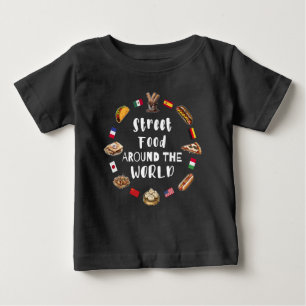 Camiseta Comida de rua em todo o mundo