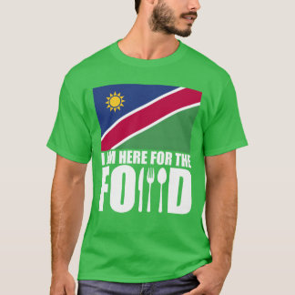 Camiseta Comida de souvenir da Namíbia viagem amigo