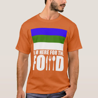 Camiseta Comida de souvenir Komi viagem engraçada