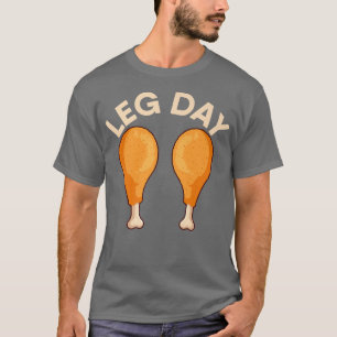 Camiseta Comida Dia da Perna Salva de Galinha Malhação de G