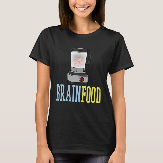 Camiseta Comida do cérebro (Frente)