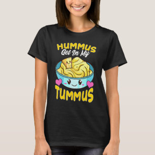 Camiseta Comida do Hummus Pun Chickpeas Mediterrânica