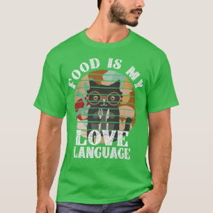 Camiseta Comida É Meu Linguagem De Amor Chef Fazendo Foodie