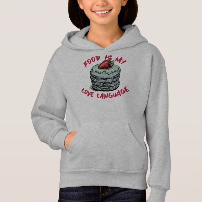 Camiseta Comida É Minha Língua De Amor (Frente)