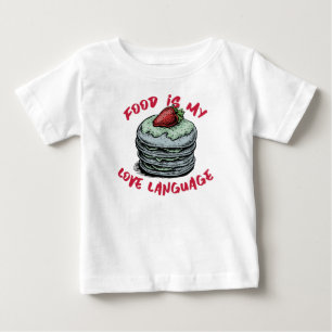 Camiseta Comida É Minha Língua De Amor