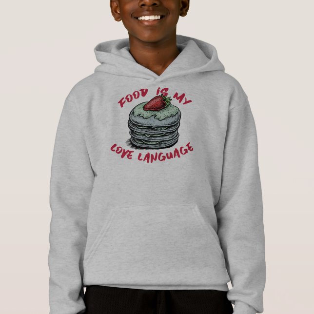 Camiseta Comida É Minha Língua De Amor (Frente)