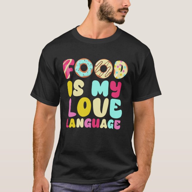Camiseta Comida É Minha Linguagem do Amor Chef Executivo Go (Frente)