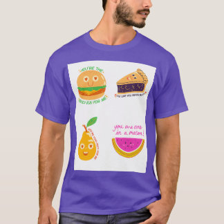 Camiseta Comida engraçada