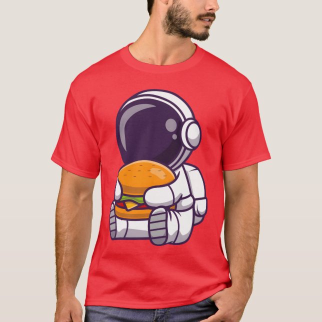 Camiseta comida engraçada retrô (Frente)