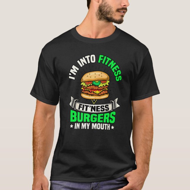 Camiseta Comida Engraçado, eu estou dentro de Malhações (Frente)
