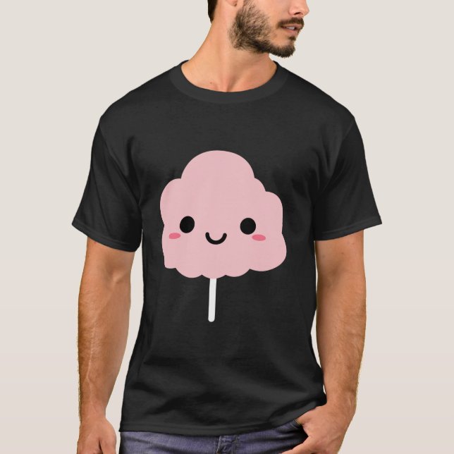 Camiseta Comida Engraçado, falso doce, fofo Simples, falso, (Frente)