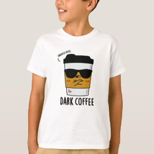 Camiseta Comida Escura De Café