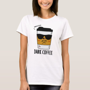 Camiseta Comida Escura De Café