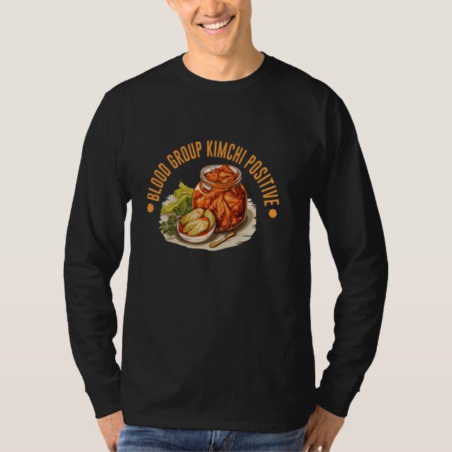 Camiseta Comida fermentada de Kimchi Asiático (Frente)