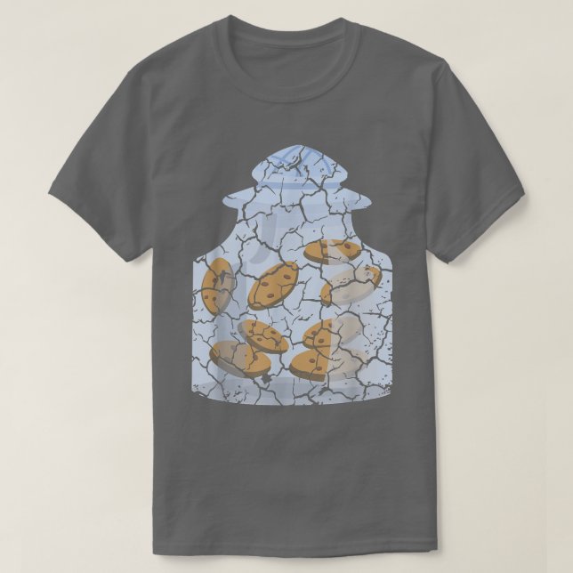 Camiseta Comida Foodie Cookie Jar com Dificuldade (Frente do Design)