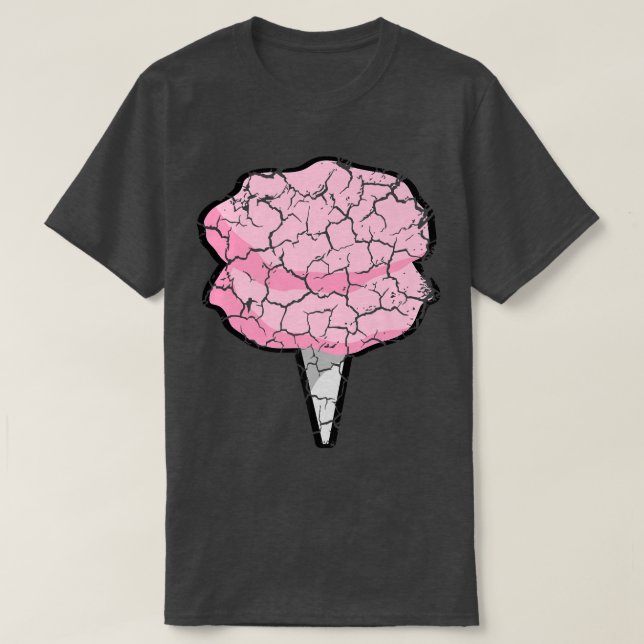 Camiseta Comida Foodie Cotton Candy Distúrbio (Frente do Design)