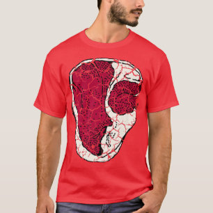 Camiseta Comida Foodie Porkchop aflorado